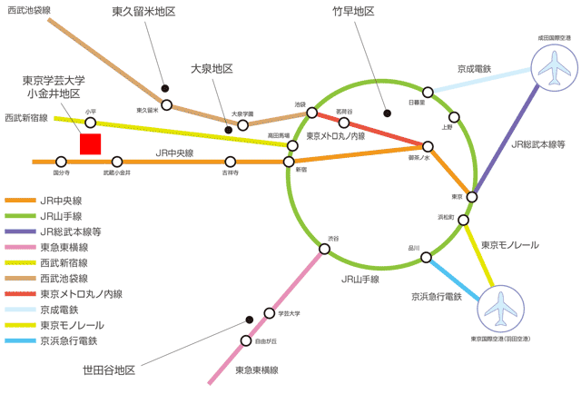 大きな地図